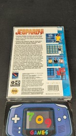Jeopardy (Sega CD, 1994) CIB COMPLETE IN BOX