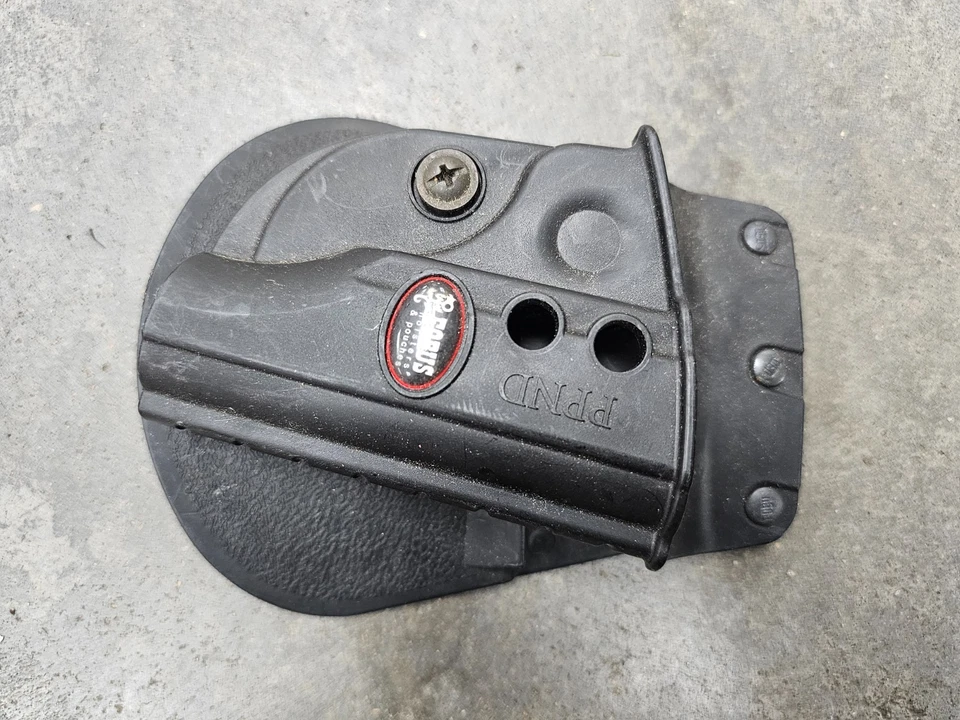 Funda de paleta Fobus Walther PPK retención pasiva OWB mano derecha, SKU PPND usada Foto 3 de 4