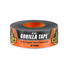 Heavy Duty Black Duct Tape Gorilla Tough Weather Resistant Large 10 yard Roll