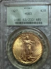 1927 $20 Saint-Gaudens Gold Double Eagle PCGS MS63 Pre-1933 US Gold Coin