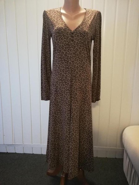 Women Laura Ashley Dress Beige Polyester 36