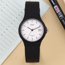 Casio MW-59-7EVDF Analog Resin Mens Watch Date Display WR Original New