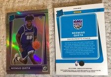 2021-22 Panini Donruss Optic Rated Holo Prizm Neemias Queta #156 Rookie Card RC