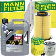 MANN INSPEKTIONSPAKET+LIQUI MOLY 5W-30 MOTORÖL passend für FORD FOCUS II 1.4-1.6