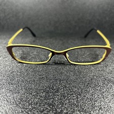 Bevel Womens Eyeglasses AUCI 8561 Oh Please Burgundy Yellow Purple 47-17 Japan