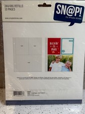 Simple Stories Sn p Pocket Pages For 6"X8" Binders 10/Pkg- 1 4"X6" 2 3"X4"