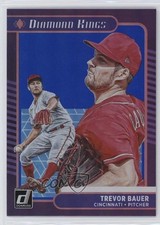2021 Panini Donruss Diamond Kings Holo Blue Trevor Bauer #23 1g2w