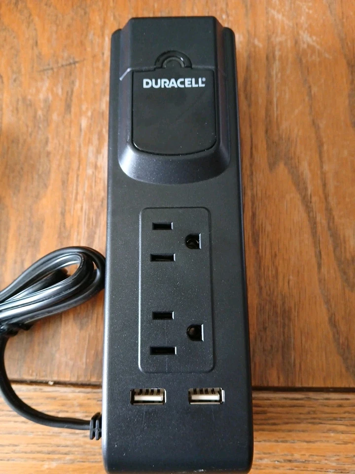 Duracell DRINVPS175 Black 175 Watt Portable Power Inverter - Image 2 of 4