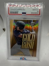 Jasson Dominguez 2021 Contenders Optic Gold Rush SSP 
