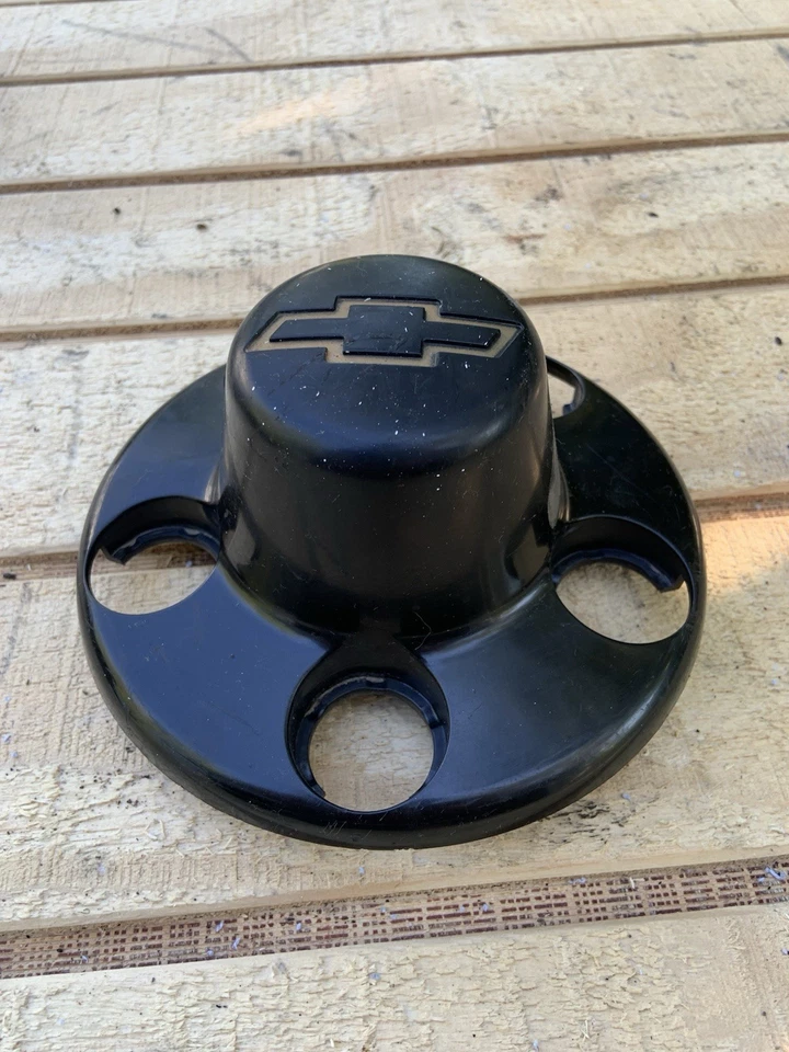 Cubierta central de llanta negra para Chevrolet S10 Blazer 1997-2004 97-04 Foto 2 de 4