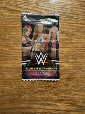 2018 Topps Women's Division WWE (1) Pack possible Ronda Rousey, Asuka RC