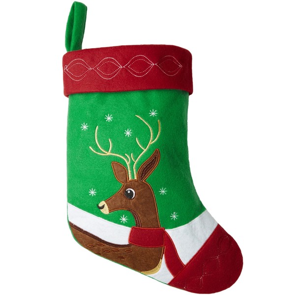 Weihnachtsstrumpf Nikolaus Strumpf Stiefel Socke Weihnachten Rentier Deko-image