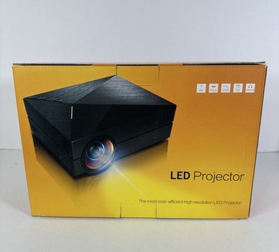 LED Projector - HD, VGA & USB Capable - Open Box Supports 1080p Resolution