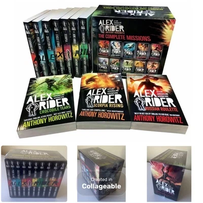 Alex Rider 10 Book Collection Box Set By Anthony Horowitz - Brand New and Sealed - Image 1 of 4