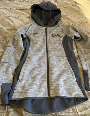 UCLA BRUINS Gray UNDER ARMOUR Hooded Women's XS Jacket FREE SHIPPING