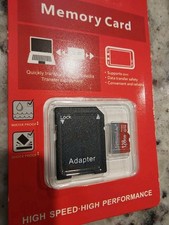 Micro SD Card 128GB TF Memory Card Class 10 High Speed