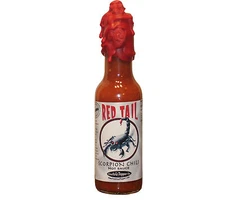 Scorpion Hot Sauce Trinidad Moruga Red Tail Wax Sealed Skull Very Hot Gift Spicy