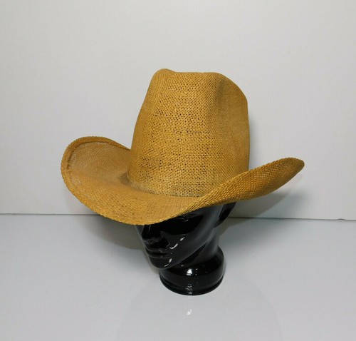 Cowboy Woven Straw Coated Western Hat 