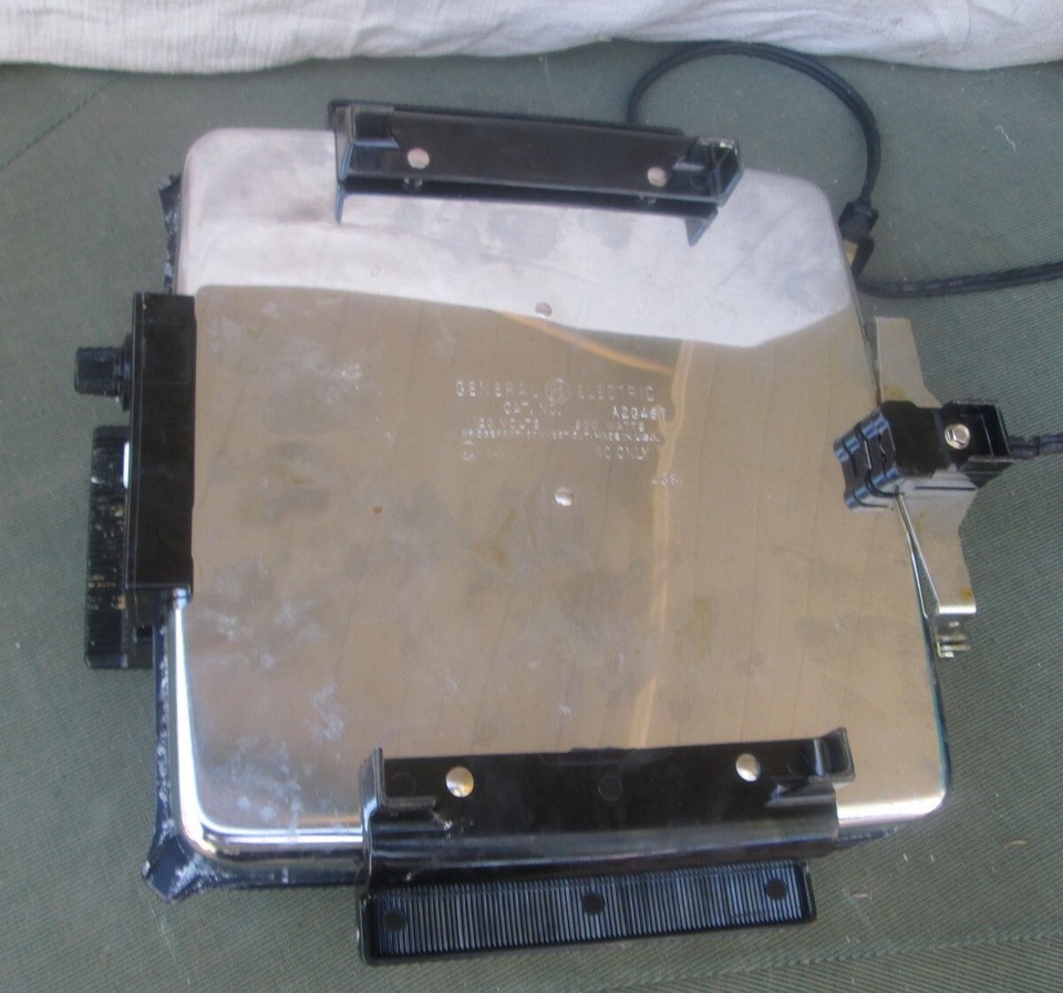 Vintage GE General Electric Waffle Maker and Grill eBay