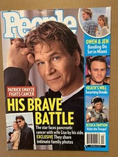 People Magazine Patrick Swayze Fights Cancer March 24, 2008 No Label Brand New