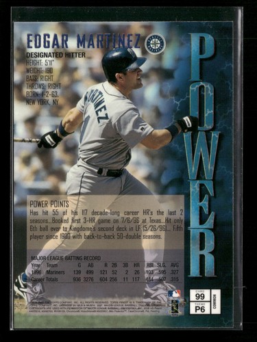 Edgar Martinez 1997 Finest #99 - Picture 2 of 2