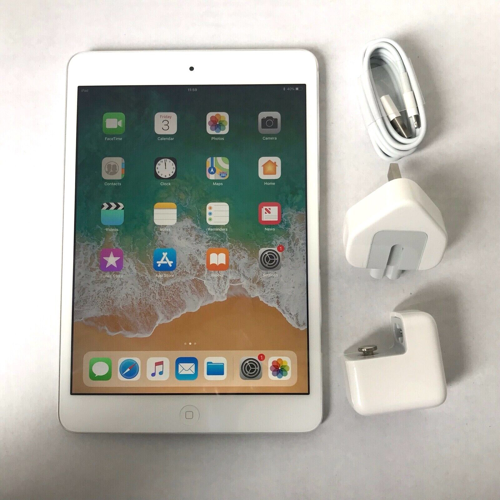 Apple iPad Mini 2 128GB, Wi-Fi, 7.9in - White 885909765942 | eBay