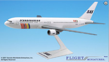 Flight Miniatures SAS Scandinavian 767-300 1:200 Scale Model Airplane