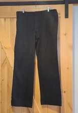 Vintage Tommy Hilfiger Chino Women Size 14 Black Trouser Snap Pocket 2003