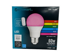 Ecosmart 60W LED Bulb, Color Changing A19 with Remote