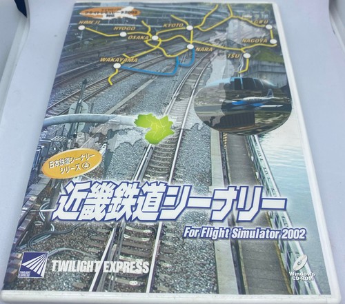 Kinki Tetsudou Scenery For Flight Simulator 2002 versión japonesa Windows USADO RARO - Imagen 1 de 3