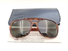 Vintage B&L Ray Ban Bausch & Lomb G15 Gray Timberline II Frame Italy w/Case