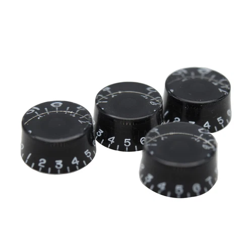 LP Guitar Speed Dial Knobs USA Fine Splines Control Knobs for CTS Pots Black