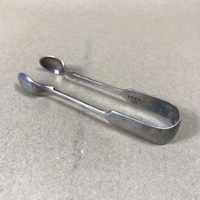 Pinze cucchiaio piccolo piatto argento possibilmente argento