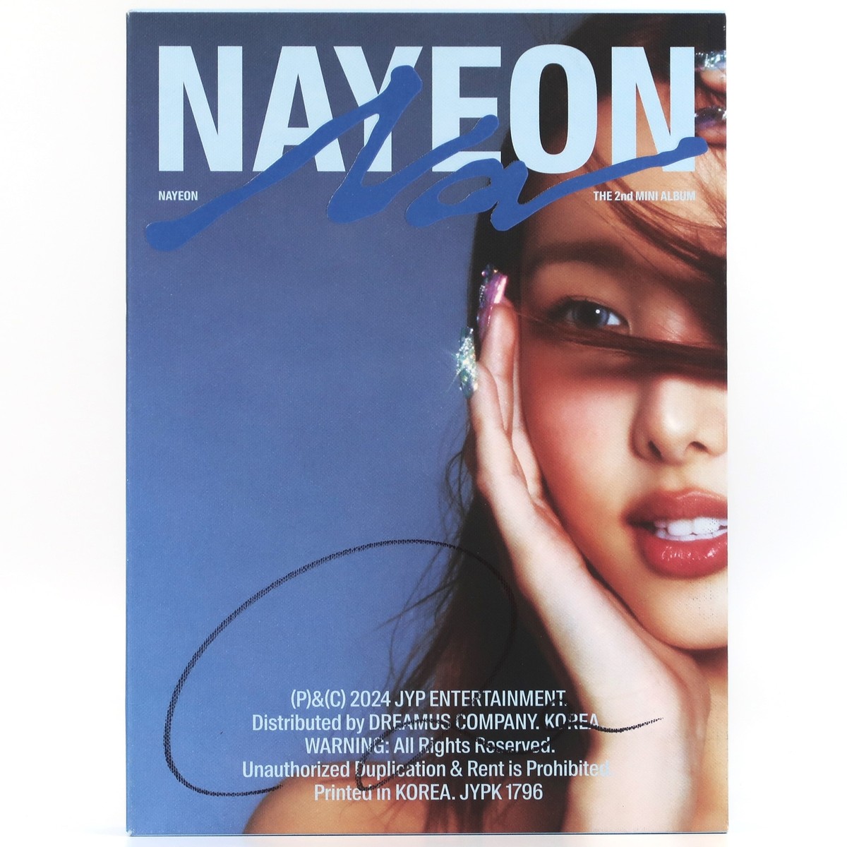 twice NAYEON サイン付き CD Nayeon - Na Signed Autographed CD Album Pink / B Ver. Promo