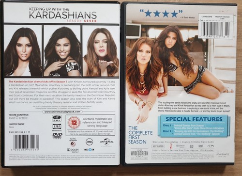 Keeping up with the Kardashians Season 1-7 u. Kourtney&Kloe Take Miami US DVDs - Bild 2 von 4