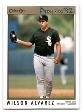 Wilson Alvarez 1992 O-Pee-Chee Premier Baseball #122 Chicago White Sox