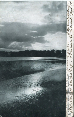 Moonlight Lake Windemere Tuck Postkarte 1903 London #87 Fehlsortierung CDS Stempel