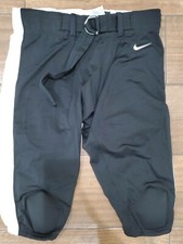 Nike Mach Speed Football Pants White Black Stripe 845930 Mens Size