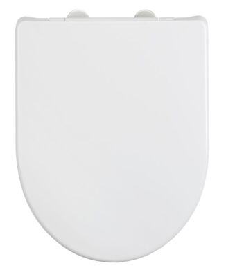WENKO WC Sitz SINDIA 300 kg Belastbarkeit Bruchsicheres Duroplast Bad WC Sanitär