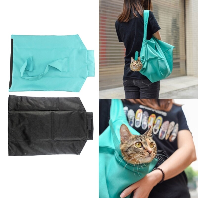 Travel Shoulder Bag Pet Carriers with Head Hole for Grooming Vets Visit