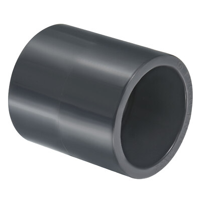 UPVC Schlauch Fitting 40mm 1,57 Zoll Steckdose, 1 Satz gerade Kupplung dunkelgrau