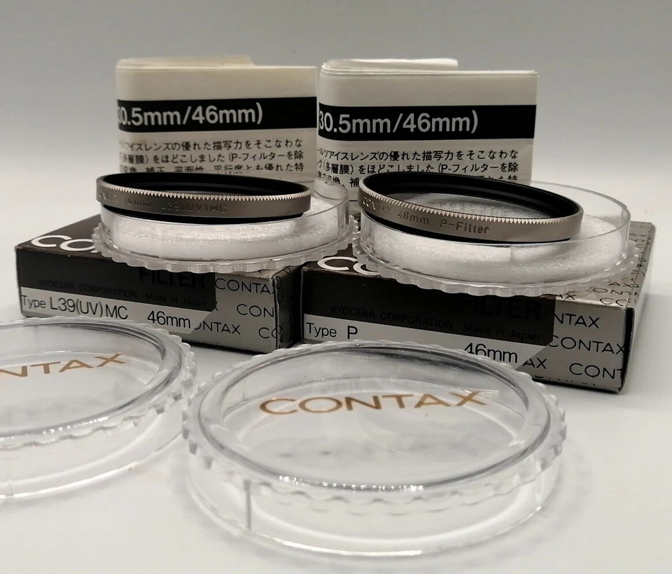 🎦✨Unused✨ Contax 46mm MC UV L39 & P filter For G1 G2 Lens Biogon Planar Sonnar - Image 2 of 4