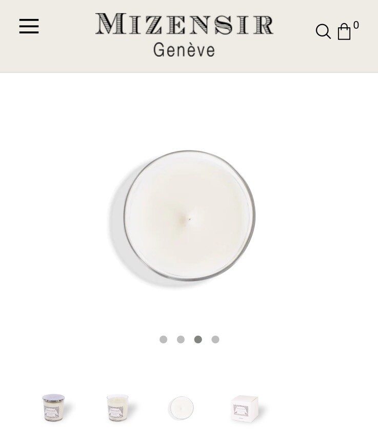 Mizensir Geneve Pain D'Epices Holiday Candle 230G 75 NEW ‘Bread With