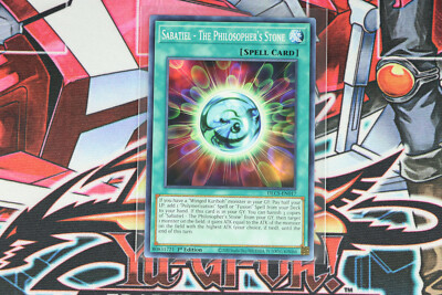 YuGiOh Spell Card Sabatiel - The Philosopher's Stone DLCS-EN017 1st Ed Common