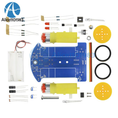 D2-1 Smart Tracking Car   Kits Photosensitive LM393 for Robot   Electric Toy #F1