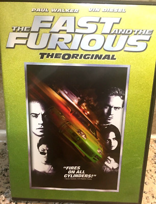 FAST AND THE FURIOUS DVD The Original!  / Ships  Same Day with Tracking