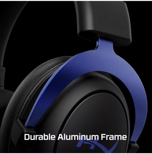 HyperX - Cloud Wired Gaming Headset for PS5 and PS4 - Black/Blue - Picture 3 of 9