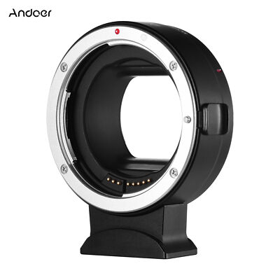Andoer EF-EOS R Auto Focus Mount Adapter Compatible with Canon EF/EF-S Lens G2N3