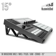 STAND for NI MASCHINE  MK3 / PLUS / MK2 / JAM - 15° - Open Style