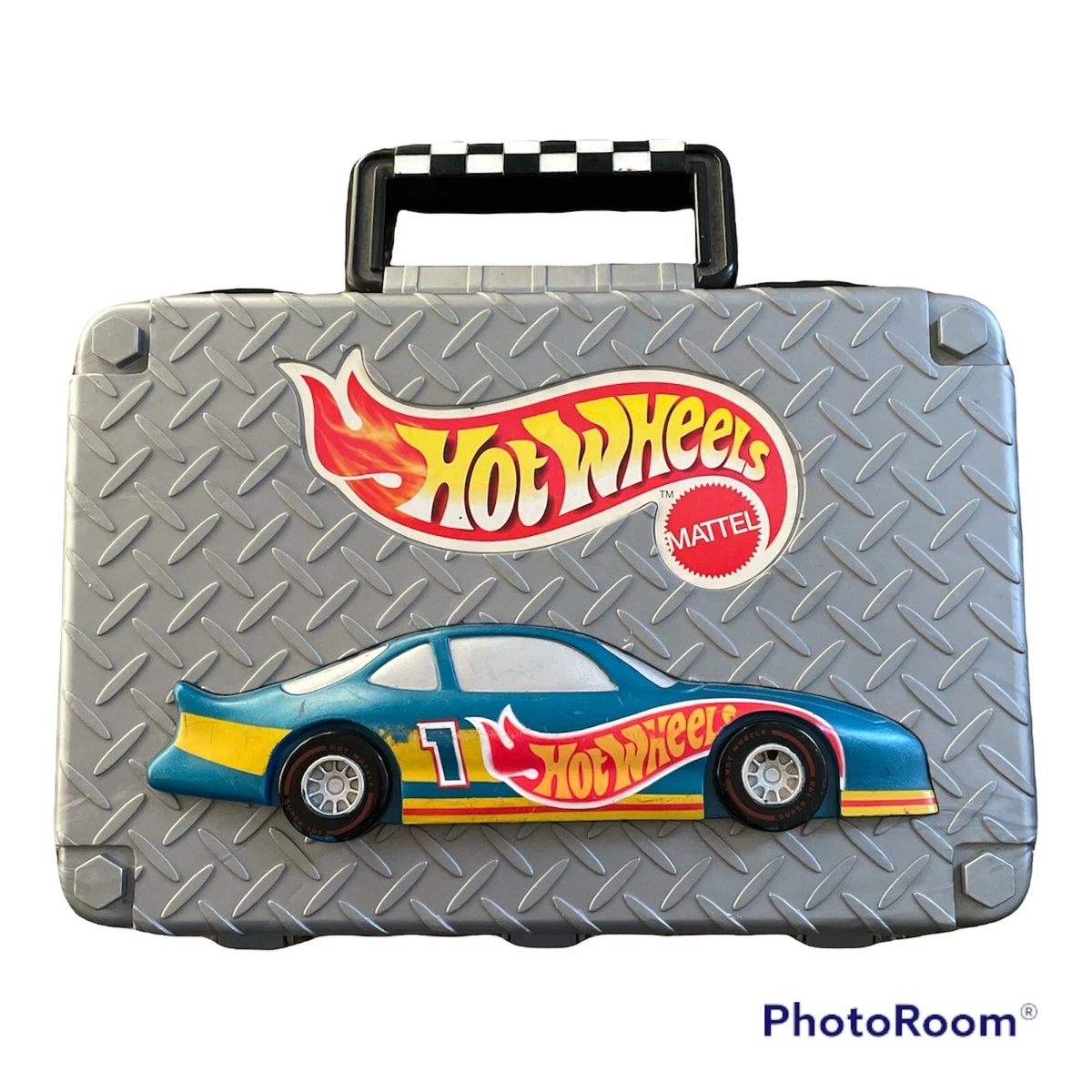 hot wheels carrying case vintage Plastic Grey Used. 1998